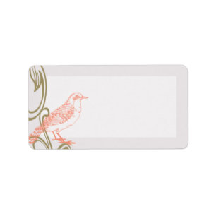 1.25"x2.75" Mailing Address Vintage Victorian Love Label