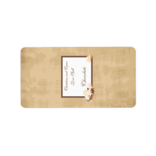 1.25"x 2.75" Hershey"s Miniature Oriental Flowers Label