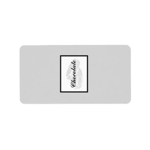 1.25" x 2.75" Hershey's His/Hers Diamond Wedding B Label