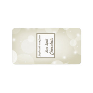 1.25" x 2.75" Hershey's Miniature Christmas Stars Label