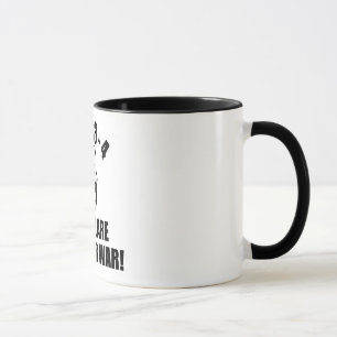 1-2-3-4 I Declare a Thumb War Funny Retro Game Mug
