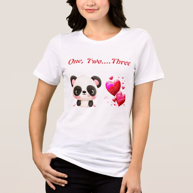 1,2,3 A Valentine’s Day Special Design Tri-Blend Shirt (Front)