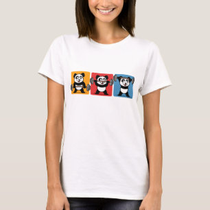 1-2-3 Weightlifting Panda T-Shirt