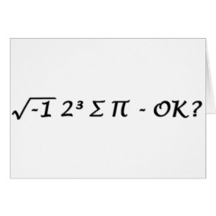 √-1 2³ ∑ ∏ - I Ate Some Pie Okay?