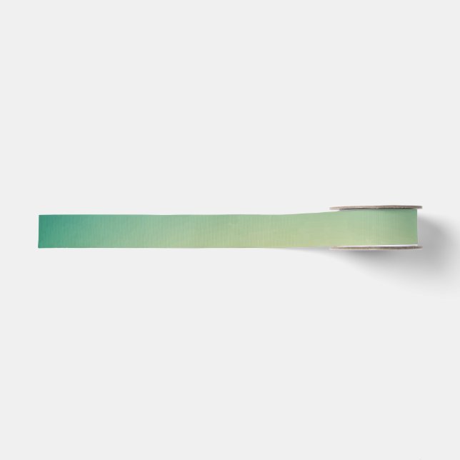 1.5" Grosgrain Ribbon Beach Sunset Palm Tree Strin (Front)