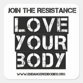 1.5" Love Your Body Sticker