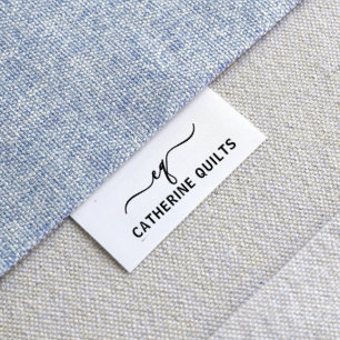 1.5" Name initials Custom Clothing label Grosgrain Ribbon