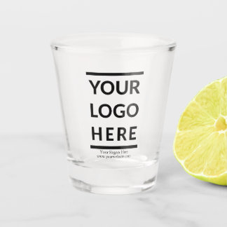 1.5 oz Custom Shot Glass with Logo No Minimum