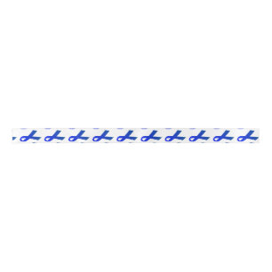 1.5" Wide Satin Colon Cancer Awareness Ribbon Satin Ribbon
