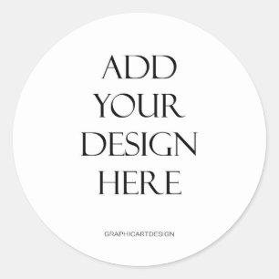 1.5"x1.5" or 3"x3" Favor Tag Sticker Custom Print 