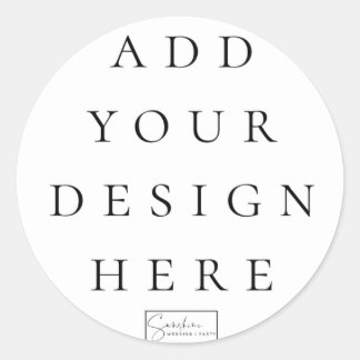 1.5"x1.5" Small Round Label Stickers