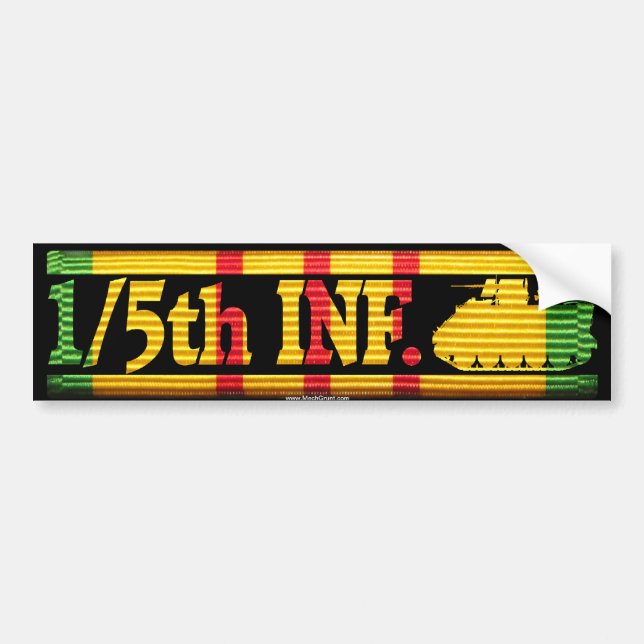 1/5th Inf. with M113 VSR Bumper Sticker (Front)