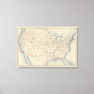1 Accessions of territory 2 Canvas Print