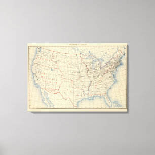 1 Accessions of territory Canvas Print