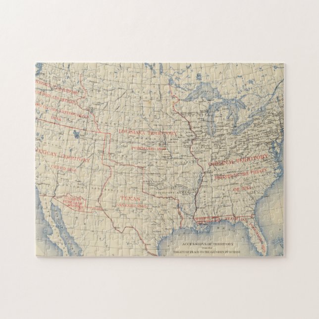 1 Accessions of territory Jigsaw Puzzle (Horizontal)