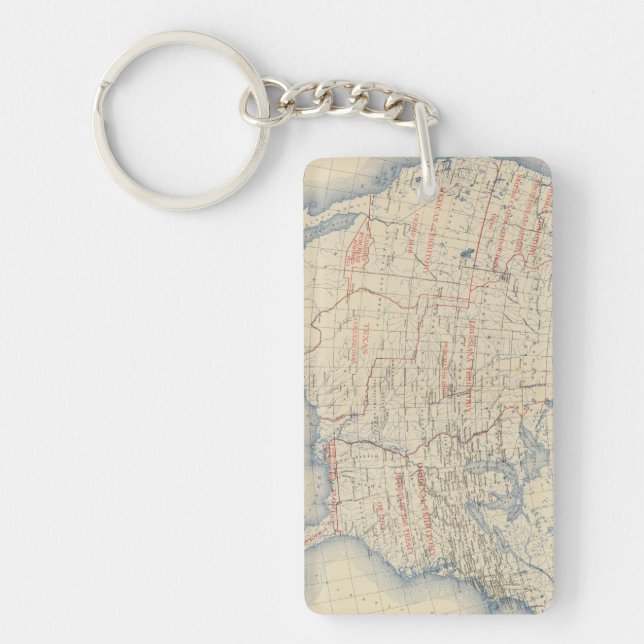 1 Accessions of territory Key Ring (Front)