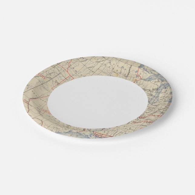 1 Accessions of territory Paper Plate (Angled)