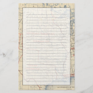 1 Accessions of territory Stationery