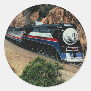 1 American Freedom Train (SP) 4449, Cape Horn, CA Classic Round Sticker