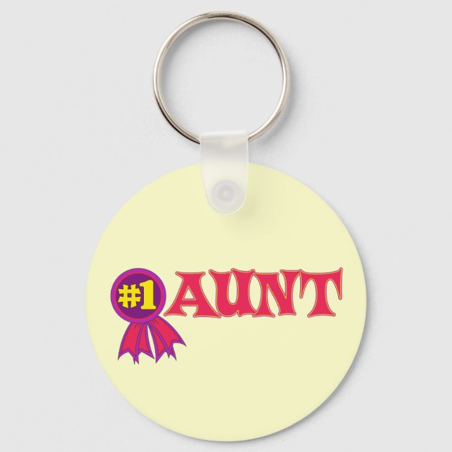 #1 Aunt Key Ring (Front)
