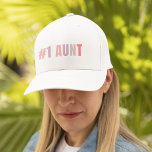 #1 Aunt| Retro Soft Pink  | Best Aunt Gift Trucker Hat<br><div class="desc">Show your favourite aunt some love with this fun and stylish “#1 Aunt” trucker hat! Designed with a retro soft pink gradient, this cap makes the perfect gift for baby announcements, birthdays, Mother’s Day, or just because. Lightweight and breatheable — ideal for everyday errands, outdoor brunches, or relaxing in style....</div>