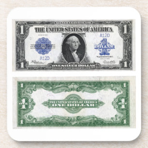 $1 Banknote Silver Certificate 1923 Coaster