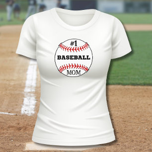 #1 Baseball Mum T-Shirt