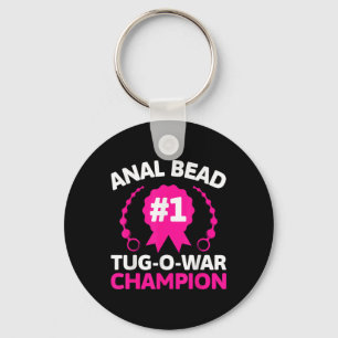 #1 Bead Tug O War Champion Funny Adult Humour Crin Key Ring