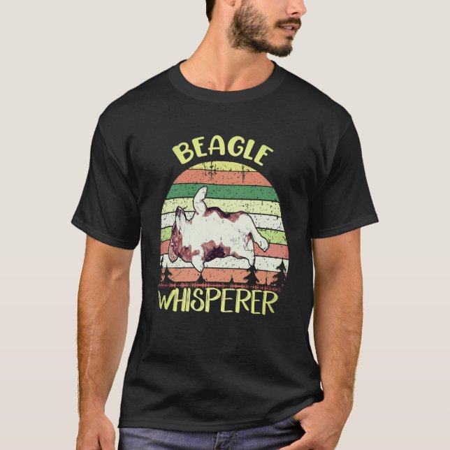 1 Beagle Whisperer Beagle T-Shirt (Front)