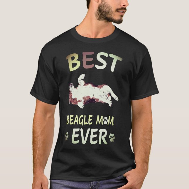 1 Best Beagle Mum Ever Beagle T-Shirt (Front)