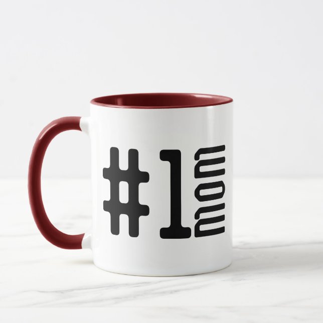 #1 Best Mum Mug – Personalised Coffee Gift (Left)