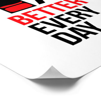 1% Better Everyday  Poster