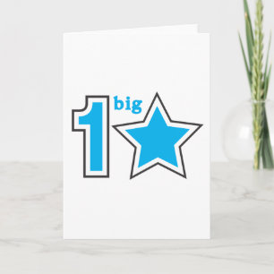 1 BIG STAR GREETING CARD