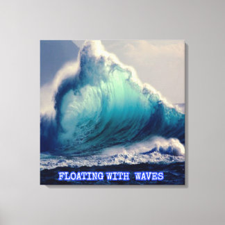 1.Blue ocean waves,gifts for ocean lover Canvas Print