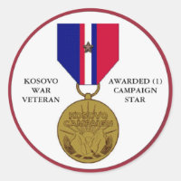 1 CAMPAIGN STAR KOSOVO WAR VETERAN