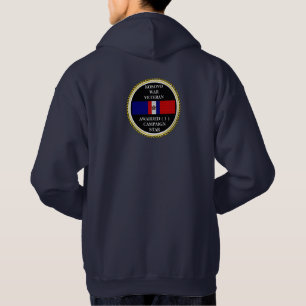 1 CAMPAIGN STAR KOSOVO WAR VETERAN HOODIE