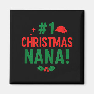 #1 Christmas Nana  Magnet