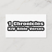 "1 Chronicles KJV Bible Verses" Text