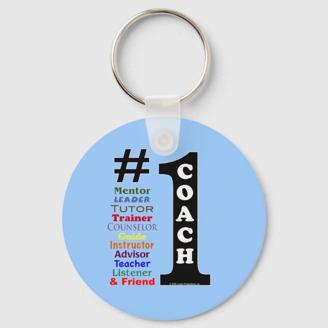 #1 Coach Key Chain (Front)
