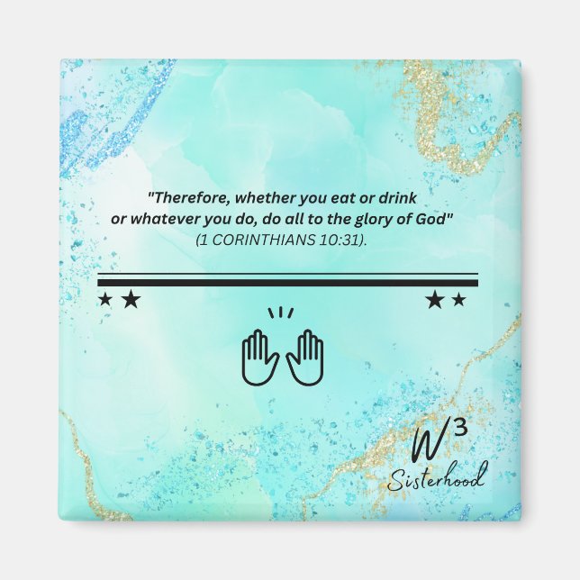 1 Cor 10:31 Magnet (Front)