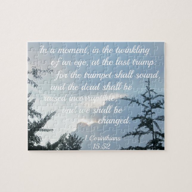 1 Cor. 15:52 In a moment, in the twinkling of an Jigsaw Puzzle (Horizontal)
