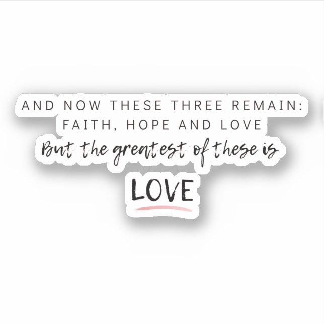 1 Corinithians 13 (Front)