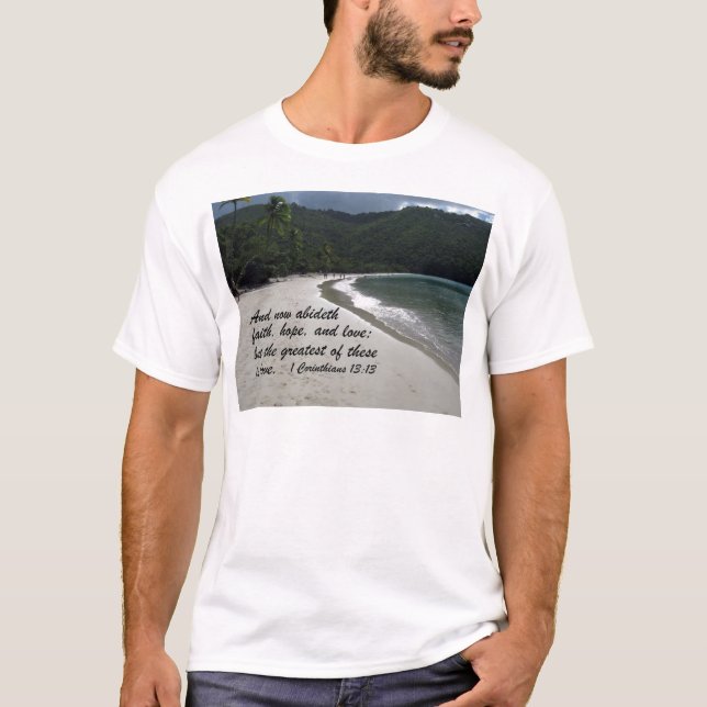 1 Corinthians 13:13 T-Shirt (Front)