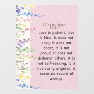 1 Corinthians 13:4-5 Bible Verse Image