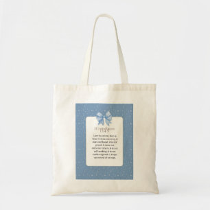 1 corinthians 13 4 5, love is patient love is kind tote bag