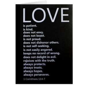 1 Corinthians 13:4-7 DESCRIBES "OUR LOVE!"