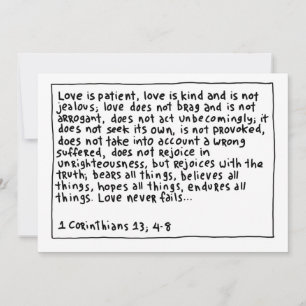1 Corinthians 13 4-8