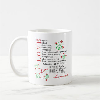1 Corinthians 13 4-8 | Love Is Patient.... Coffee Mug