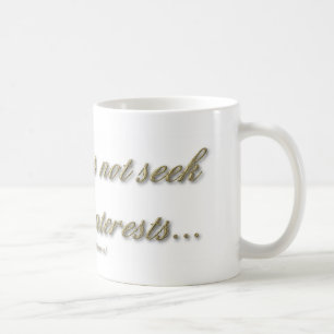 1 Corinthians 13 - Love Does Not Seek Own Interest Coffee Mug