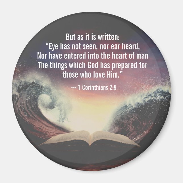 1 Corinthians 2:9 Eye has not seen, nor ear heard, Magnet (Front)